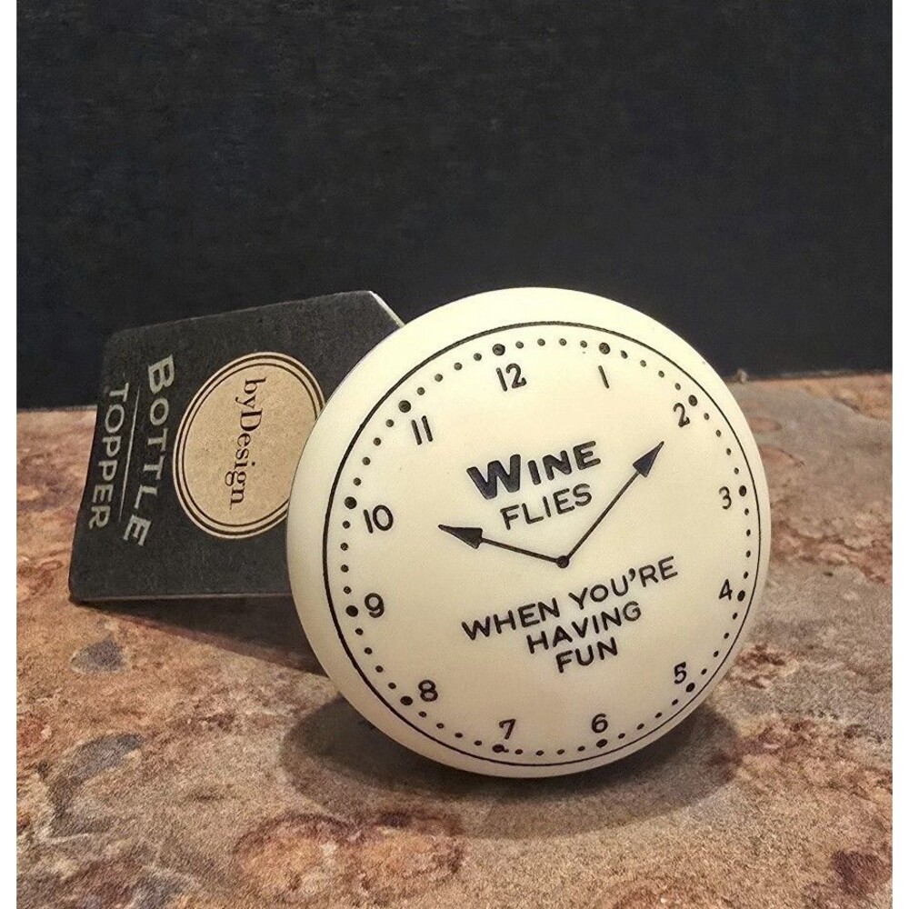 DEMDACO “Wine Flies” Bottle Stopper Funny Wine Lover Barware Kitchen Gift